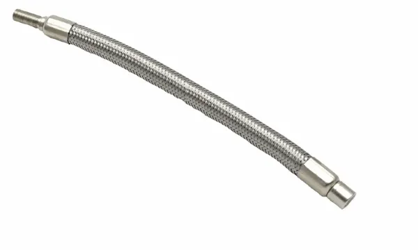 Universal 9" Stainless Steel Braided Valve Stem Extension Kit