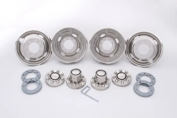 16" Wheel Simulator Set – 8-Lug, 2002 Chevrolet, Under-the-Lug Mounting