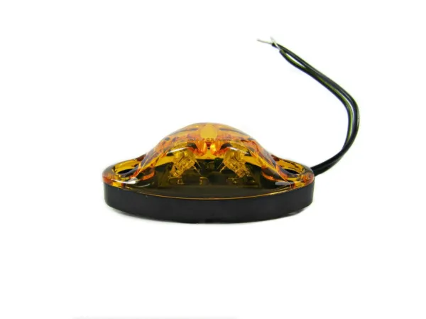 Dragon Eyes™ Core 7.5mm Amber LED Marker & Clearance Light – 2-Wire