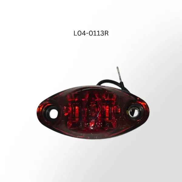 Dragon Eyes™ Pro Red LED Marker Light – Red Lens, 7.5mm, 1-Wire