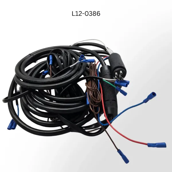 16-Foot Two-Axle Trailer Wiring Harness – 6-Way M970 Plug