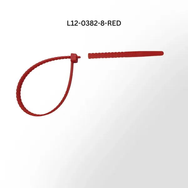 Speedi-Twist 8" Red Tool-Free Breakaway Nylon Zip Ties – 100 Pack